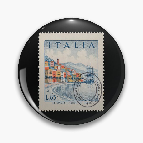 Item preview, La Spezia Italy Gulf of Poets Postage Stamp designed and sold by stickercuffs.