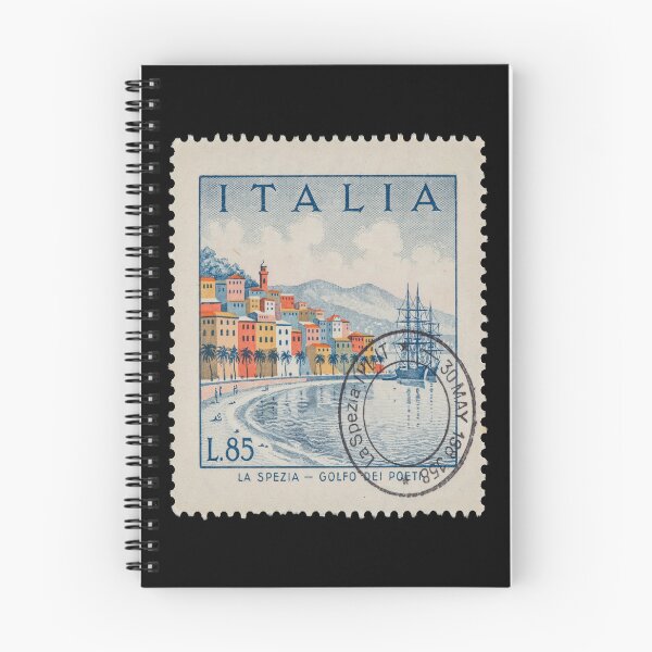 Item preview, La Spezia Italy Gulf of Poets Postage Stamp designed and sold by stickercuffs.