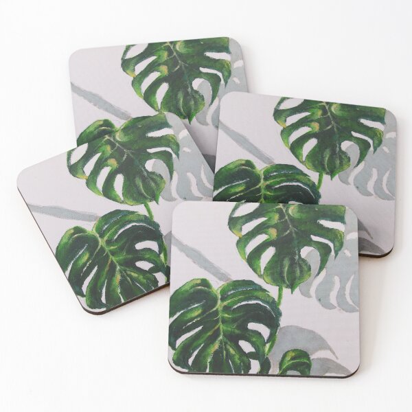 Item preview, Tropical Monstera Deliciosa Botanical Art Print designed and sold by userartsywow.
