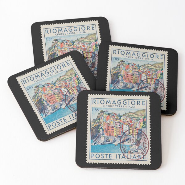 Item preview, Riomaggiore Italy Cinque Terre Postage Stamp Travel Sticker designed and sold by stickercuffs.