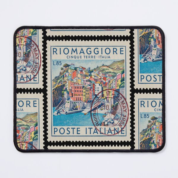 Item preview, Riomaggiore Italy Cinque Terre Postage Stamp Travel Sticker designed and sold by stickercuffs.