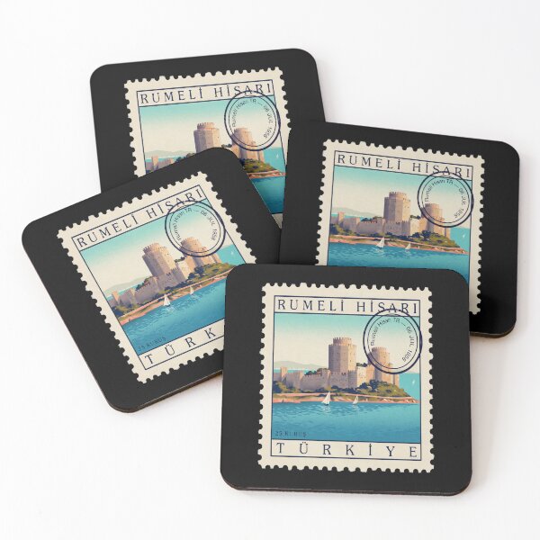 Item preview, Rumeli Hisarı Istanbul Bosphorus Postage Stamp Sticker designed and sold by stickercuffs.