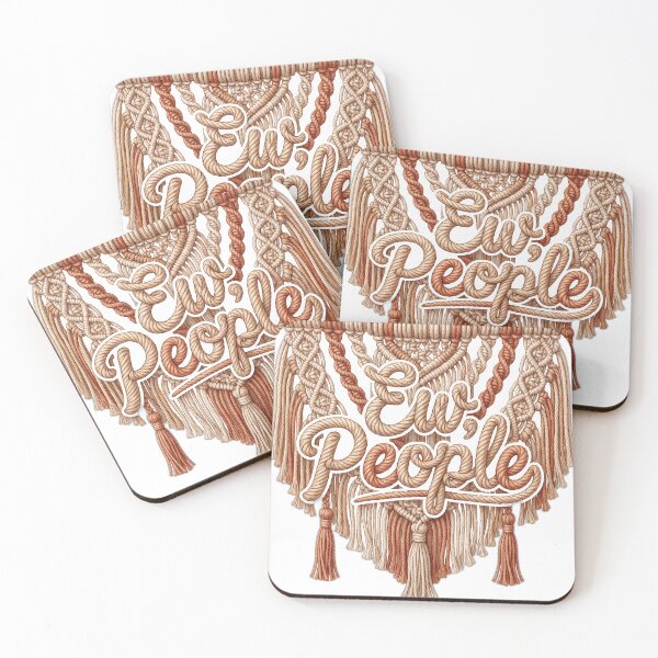 Item preview, Ew People Boho Macrame Introvert Humor designed and sold by ryanguas.
