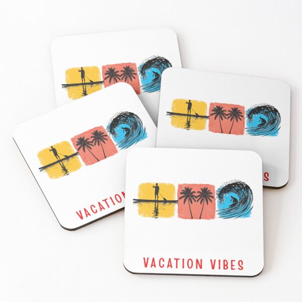 Item preview, Vacation Vibes – Tropical Surfing, Paddleboarding & Beach Paradise Vintage Design designed and sold by JaZuLive.