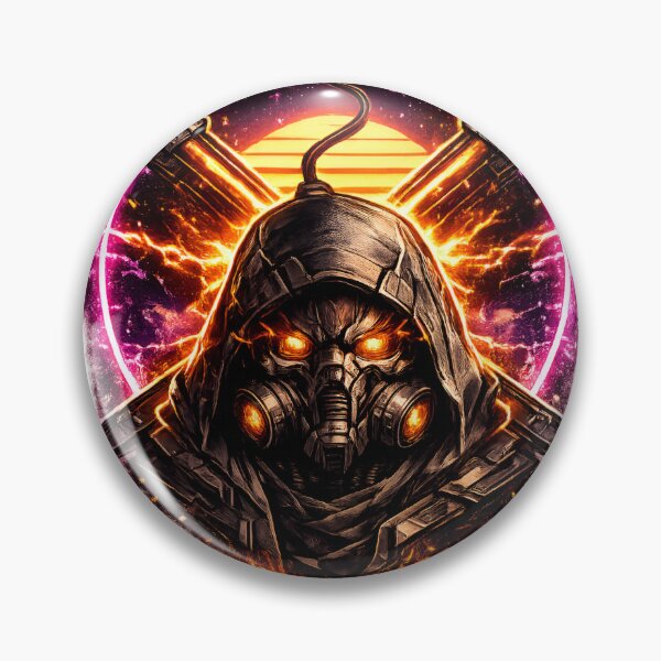 Item preview,  Techwear Urban Assassin Crest with Dual Cross Swords Lines designed and sold by RiteshCenter .