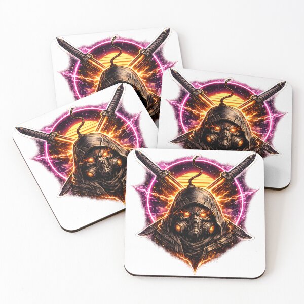 Item preview,  Techwear Urban Assassin Crest with Dual Cross Swords Lines designed and sold by RiteshCenter .