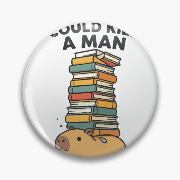 Item preview, My TBR Pile Could Kill A Man Capybara Book Lover designed and sold by Bianca Oltean.