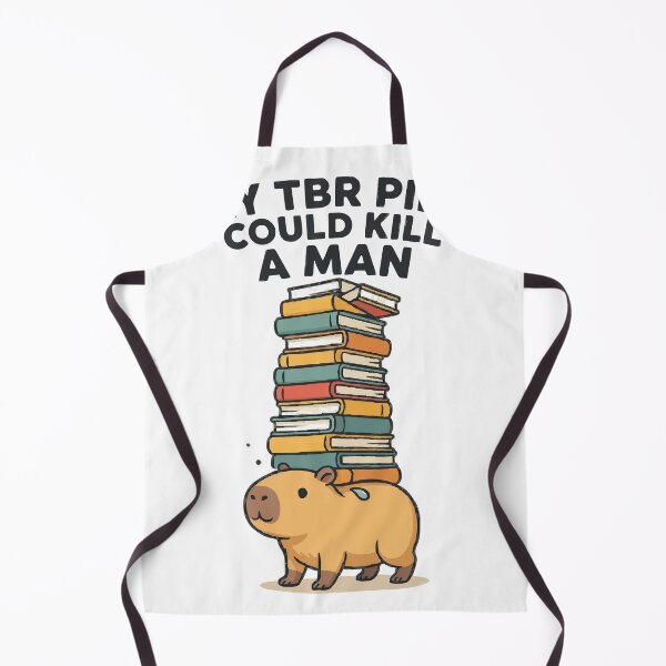 Item preview, My TBR Pile Could Kill A Man Capybara Book Lover designed and sold by Bianca Oltean.
