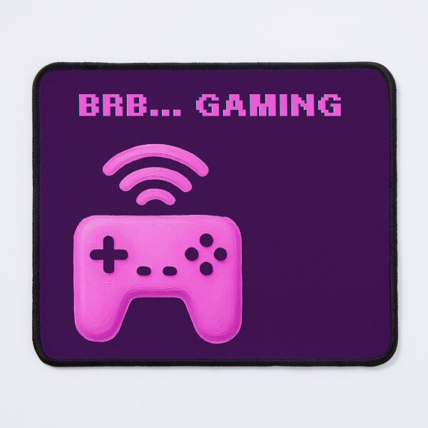 Item preview, BRB... Gaming | Pink Neon Gamer Controller | Retro Pixel Gaming Design designed and sold by VariusDesigns.
