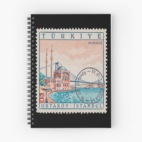 Item preview, Ortaköy Istanbul Bosphorus Postage Stamp Travel Sticker designed and sold by stickercuffs.