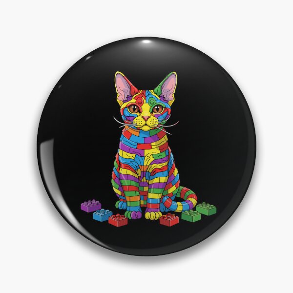Item preview, Building Block Cat Toy Brick Animal Lover designed and sold by PopStars1993.