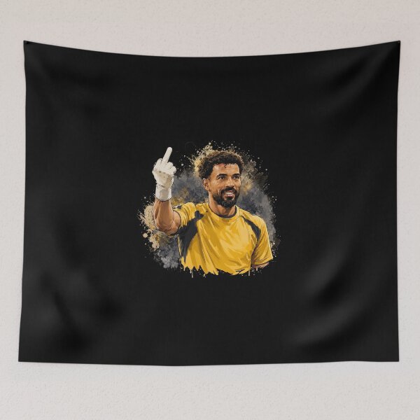 Item preview, Vozinha Middle Finger, Cape Verde Goalkeeper designed and sold by DesignForYou79.