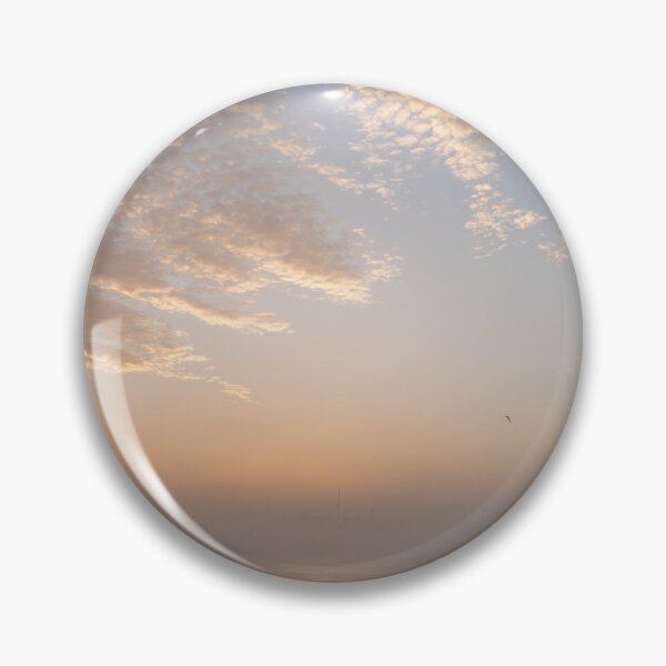 Item preview, Sunrise with Toronto Skyline Eshrouded in Soft Fog designed and sold by Georgia Mizuleva.