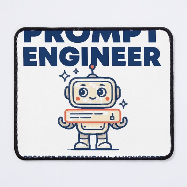 Item preview, Prompt Engineer Professional AI Whisperer Robot designed and sold by Bianca Oltean.