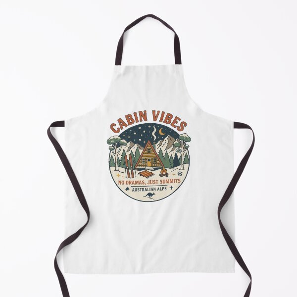 Item preview, Cabin Vibes No Dramas Just Summits Australian Alps Winter Cabin Kangaroo Skiing designed and sold by Yellowriversss.