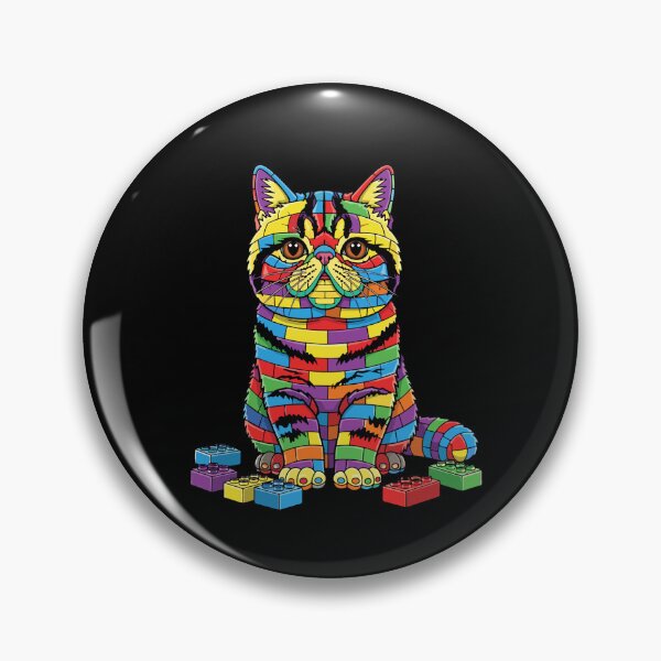 Item preview, Building Block Cat Toy Bricks Feline Lover Design designed and sold by PopStars1993.