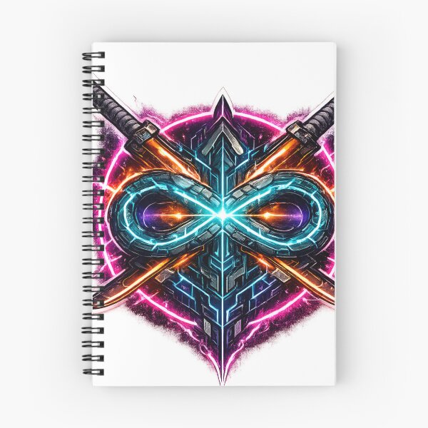Item preview,  Abstract Infinity Code Prism with High-Saturation Sparks designed and sold by RiteshCenter .