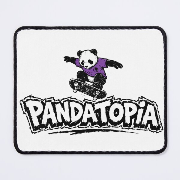 Item preview, Pandatopia 90s Skate Logo Funny Vintage Panda Shirt Grunge Streetwear Tee Panda Lover Gift Skate Aesthetic designed and sold by Gremlin Hours.