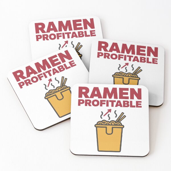 Item preview, Ramen Profitable Startup Humor designed and sold by Bianca Oltean.