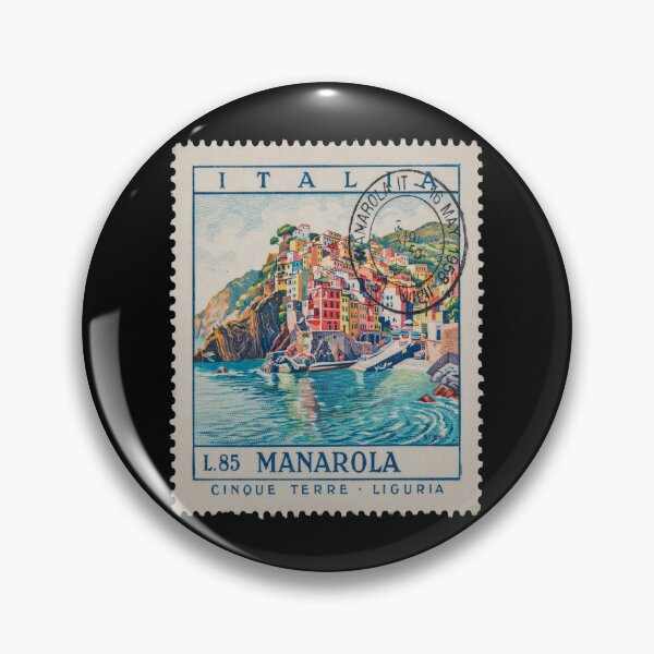 Item preview, Manarola Italia Cinque Terre Sello Postal Viaje Pegatina designed and sold by stickercuffs.