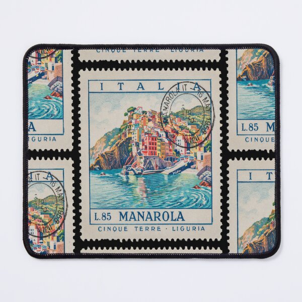 Item preview, Manarola Italy Cinque Terre Postage Stamp Travel Sticker designed and sold by stickercuffs.