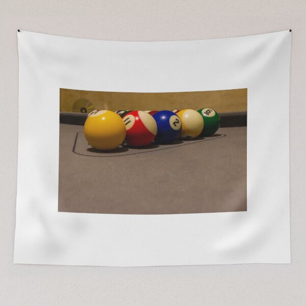 Item preview, Colorful Pool Balls Scattered on Table For Billiards Play designed and sold by Nmallia.