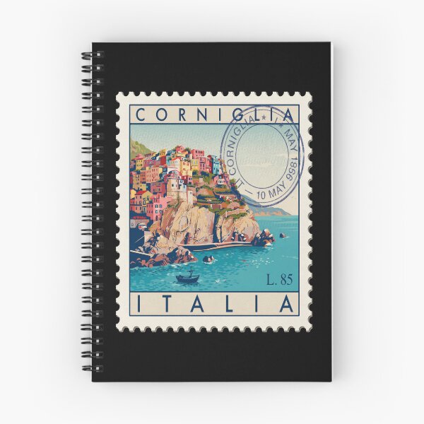 Item preview, Corniglia Italy Cinque Terre Postage Stamp Travel Sticker designed and sold by stickercuffs.