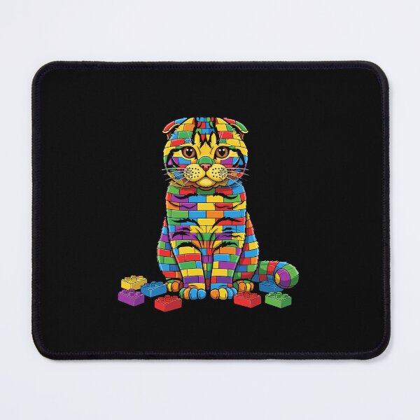 Item preview, Scottish Fold Cat Building Blocks Toy Feline Builder designed and sold by PopStars1993.