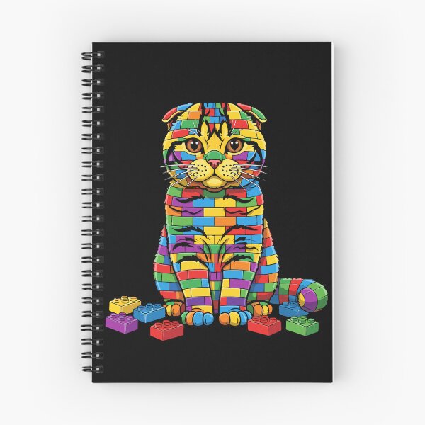 Item preview, Scottish Fold Cat Building Blocks Toy Feline Builder designed and sold by PopStars1993.