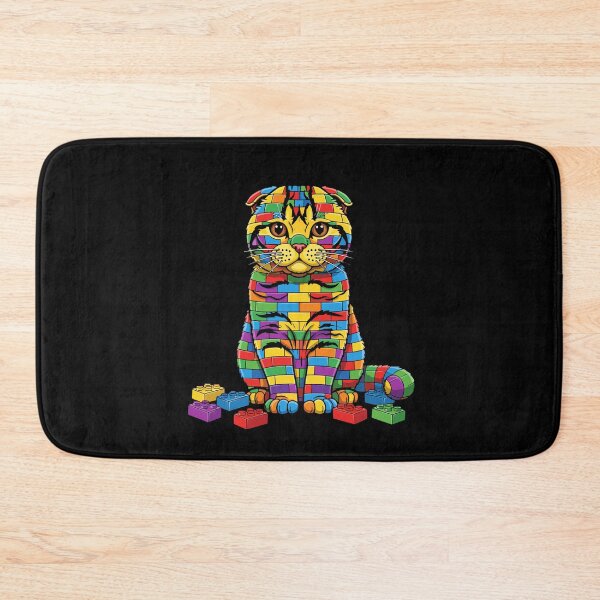 Item preview, Scottish Fold Cat Building Blocks Toy Feline Builder designed and sold by PopStars1993.