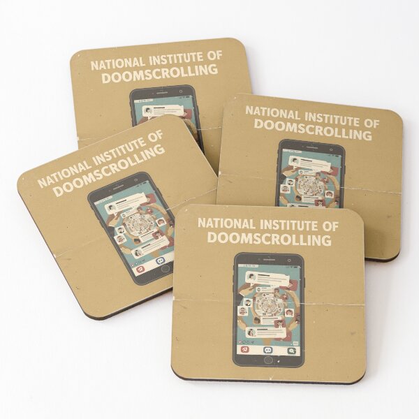 Item preview, National Institute of Doomscrolling designed and sold by PictorialWhimsy.