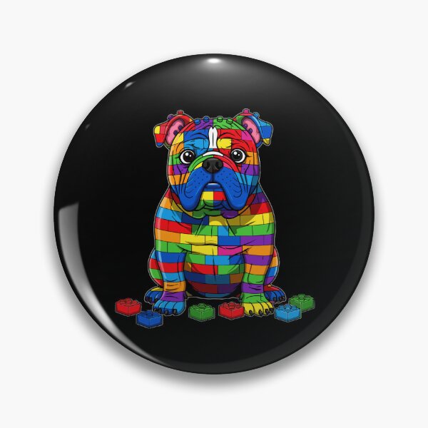 Item preview, Bulldog Building Blocks Dog Lover designed and sold by PopStars1993.