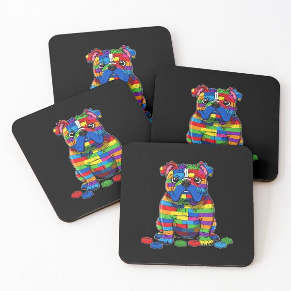 Item preview, Bulldog Building Blocks Dog Lover designed and sold by PopStars1993.