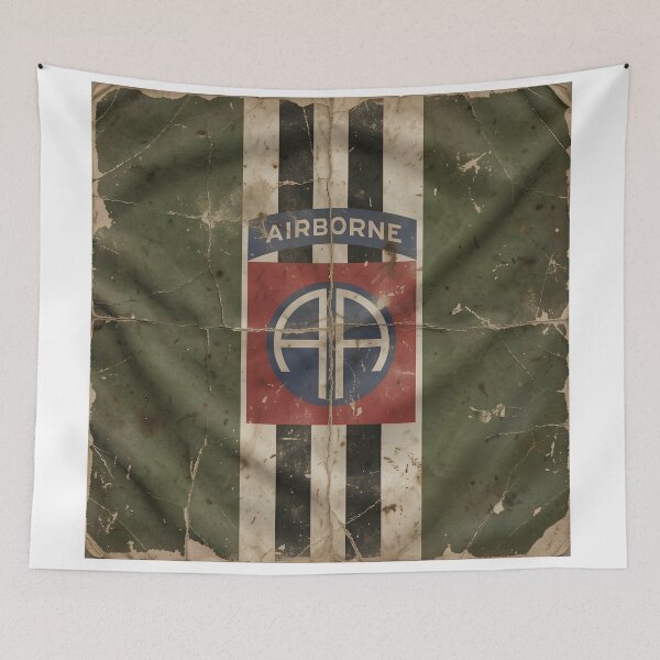 Item preview, US 82nd Airborne on D-Day Stripes designed and sold by rgrayling.