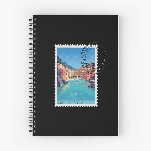 Item preview, Sestri Levante Italy Coastal Postage Stamp Travel Sticker designed and sold by stickercuffs.