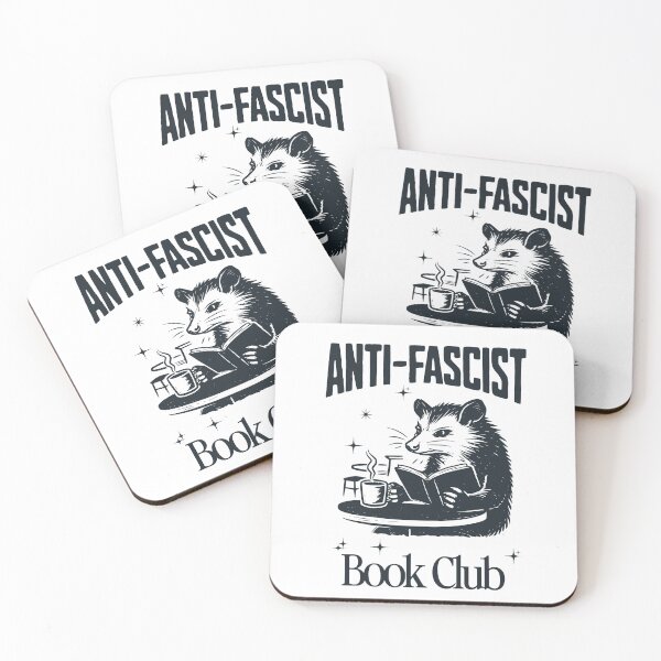 Item preview, Anti-Fascist Book Club - Reading Possum designed and sold by Riot-And-Hope.