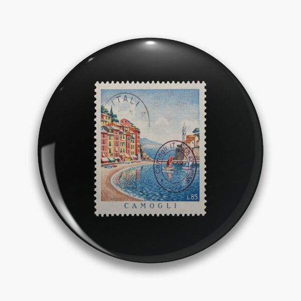 Item preview, Camogli Italy Ligurian Coast Postage Stamp Travel Sticker designed and sold by stickercuffs.