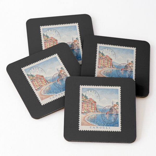 Item preview, Camogli Italy Ligurian Coast Postage Stamp Travel Sticker designed and sold by stickercuffs.