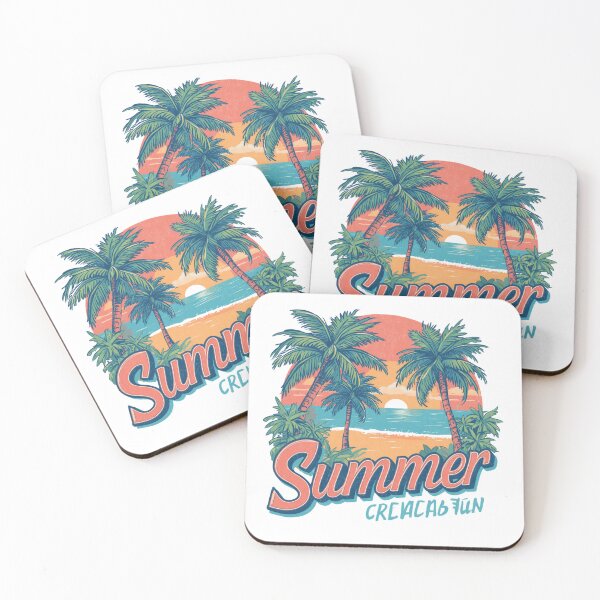 Item preview, Summer Retro Beach Sunset Palm Trees Vintage Vacation Vibes  designed and sold by JaZuLive.