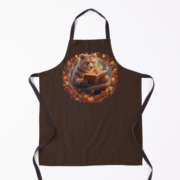 Item preview, The Woodland Bear Scholar's Autumn Motif designed and sold by Englandbear.