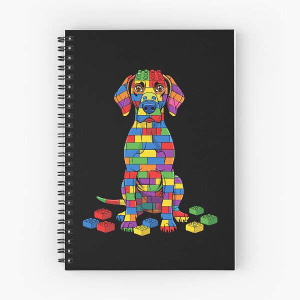 Item preview, Autism Awareness Building Blocks Dog Neurodiversity Support designed and sold by PopStars1993.