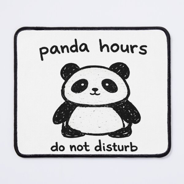 Item preview, Panda Hours Do Not Disturb Funny Anti Design Doodle Shirt Panda Lover Gift Relatable Humor Tee designed and sold by Gremlin Hours.