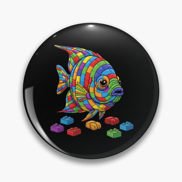 Item preview, Angelfish Building Blocks Aquatic Hobbyist designed and sold by PopStars1993.