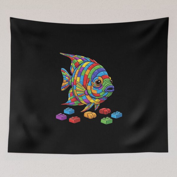 Item preview, Angelfish Building Blocks Aquatic Hobbyist designed and sold by PopStars1993.