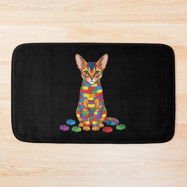 Item preview, Abyssinian Cat Building Blocks Pet Lover designed and sold by PopStars1993.