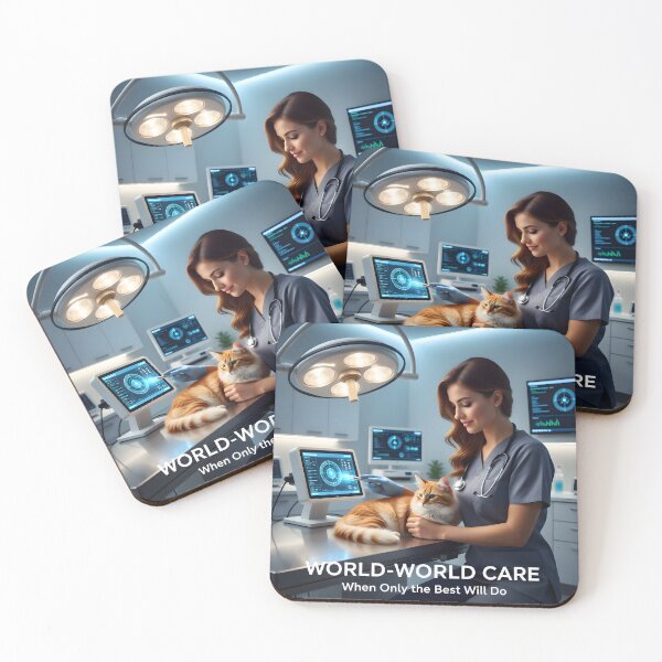 Item preview, Advanced Veterinary ICU Dog Paw Close-Up: Emergency Animal Hospital Banner designed and sold by Creative-RE.