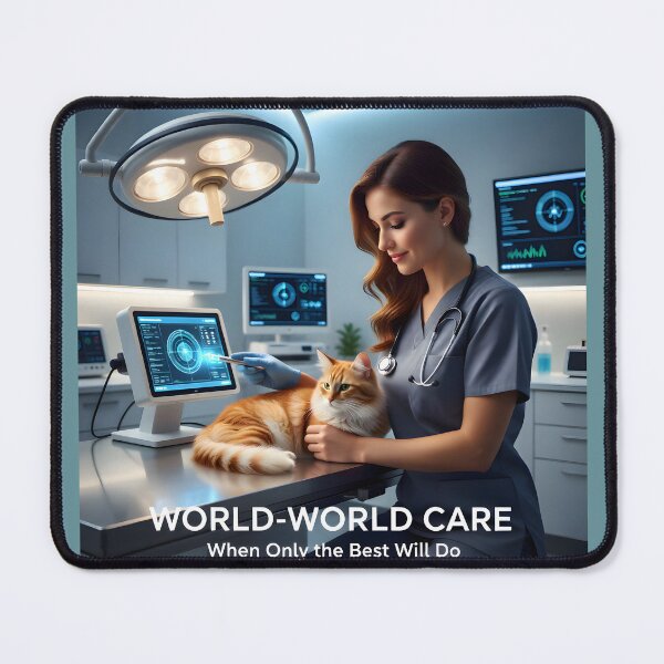 Item preview, Advanced Veterinary ICU Dog Paw Close-Up: Emergency Animal Hospital Banner designed and sold by Creative-RE.