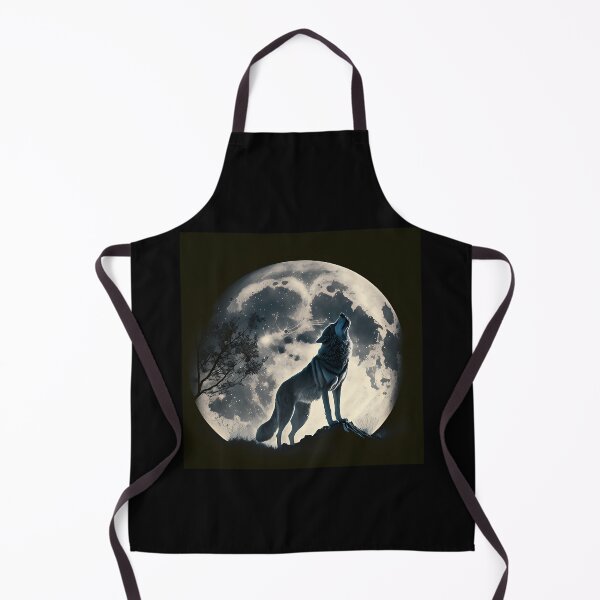 Item preview, Geometric Moonlit Wolf Silhouette designed and sold by All In.