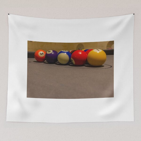 Item preview, Colorful Pool Balls Scattered on Table For Billiards Play designed and sold by Nmallia.