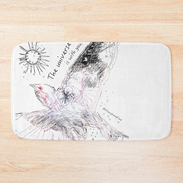 Item preview, Cosmic Swallow Sketch: The Universe Is With You designed and sold by starstonefind.